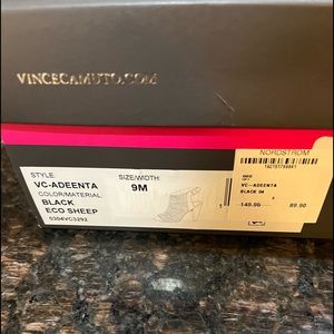 Brand new in box Vince Camuto black sling back heels. Size 9 Medium.